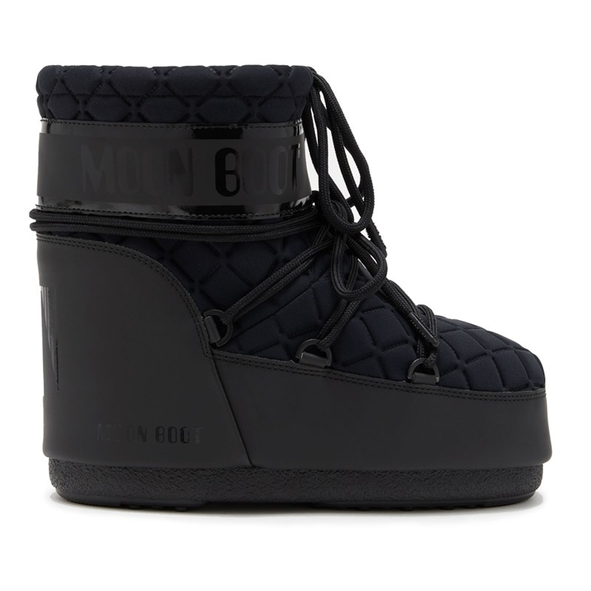 MOON BOOT　ICON LOW BLACK NYLON BOOTSブラック MOON BOOT ICON LOW BLACK NYLON BOOTSブラック ICON LOW GLANCE
