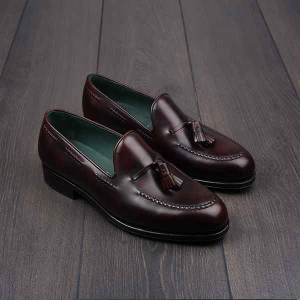 TLB Tassel loafer burgundy museum EU39 / UK5 - seconds