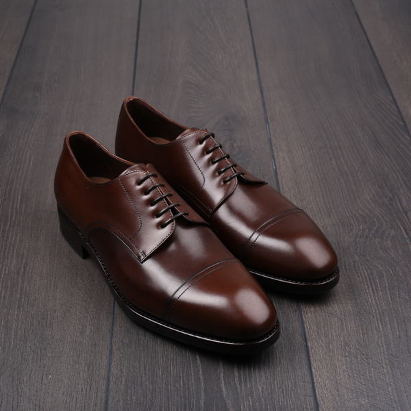 TLB cap toe derby brown EU40 / UK6 - seconds