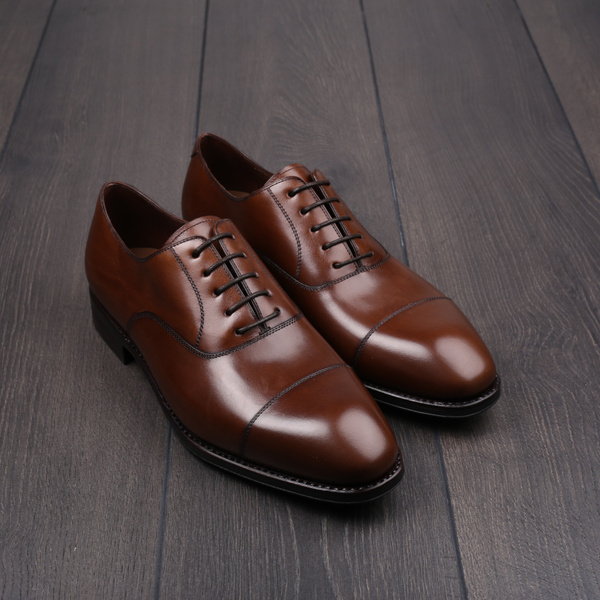 TLB plain cap toe oxford brown EU40 / UK6 - seconds