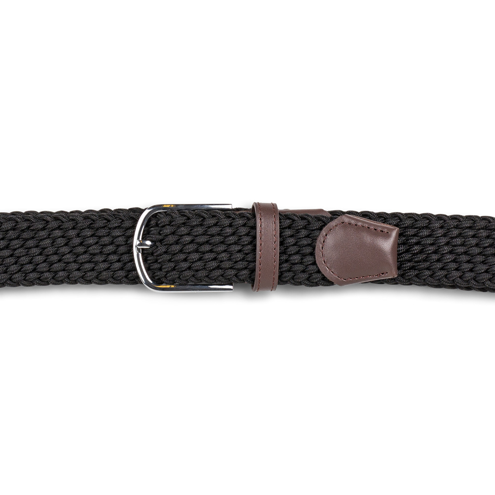 Ceinture tressée noire