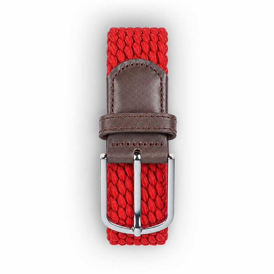 Braided belt red | Skolyx