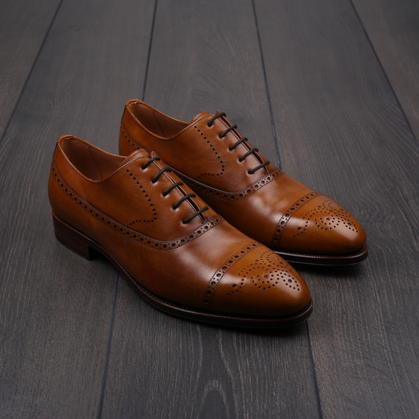 TLB balmoral wingtip oxford brown EU41 / UK7 - seconds