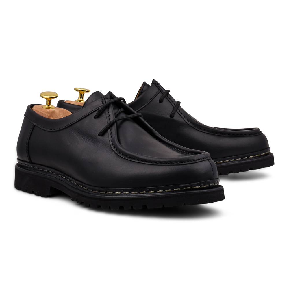 Yanko Tyrolean derby black chromex