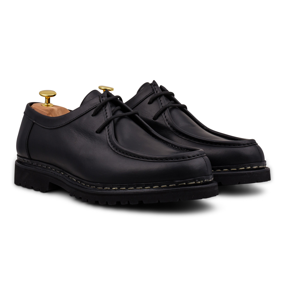 Yanko Tyrolean derby black chromex