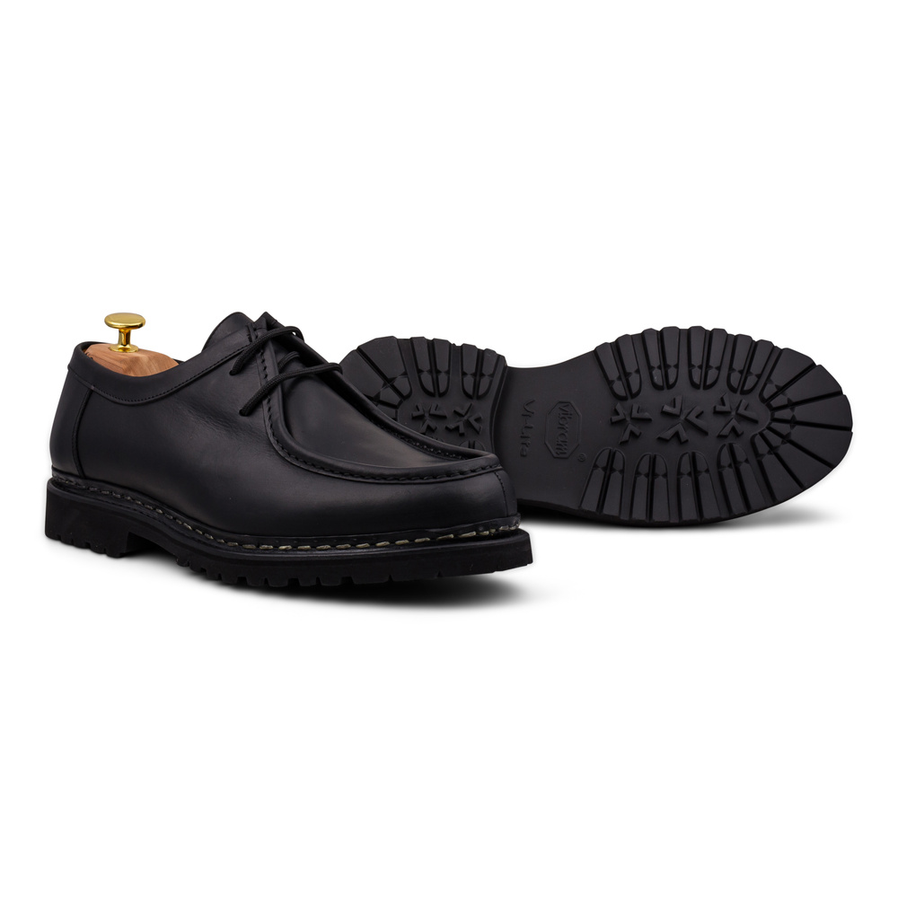 Yanko Tyrolean derby black chromex