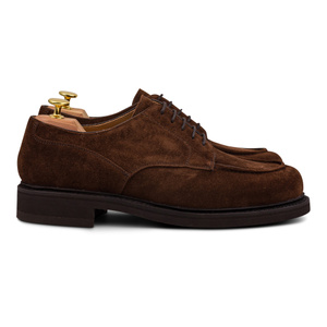 Brown suede