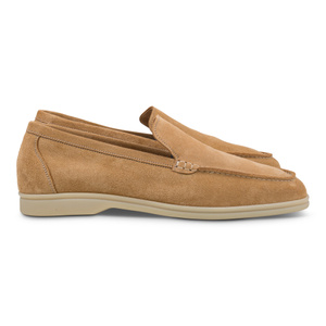 Light brown suede