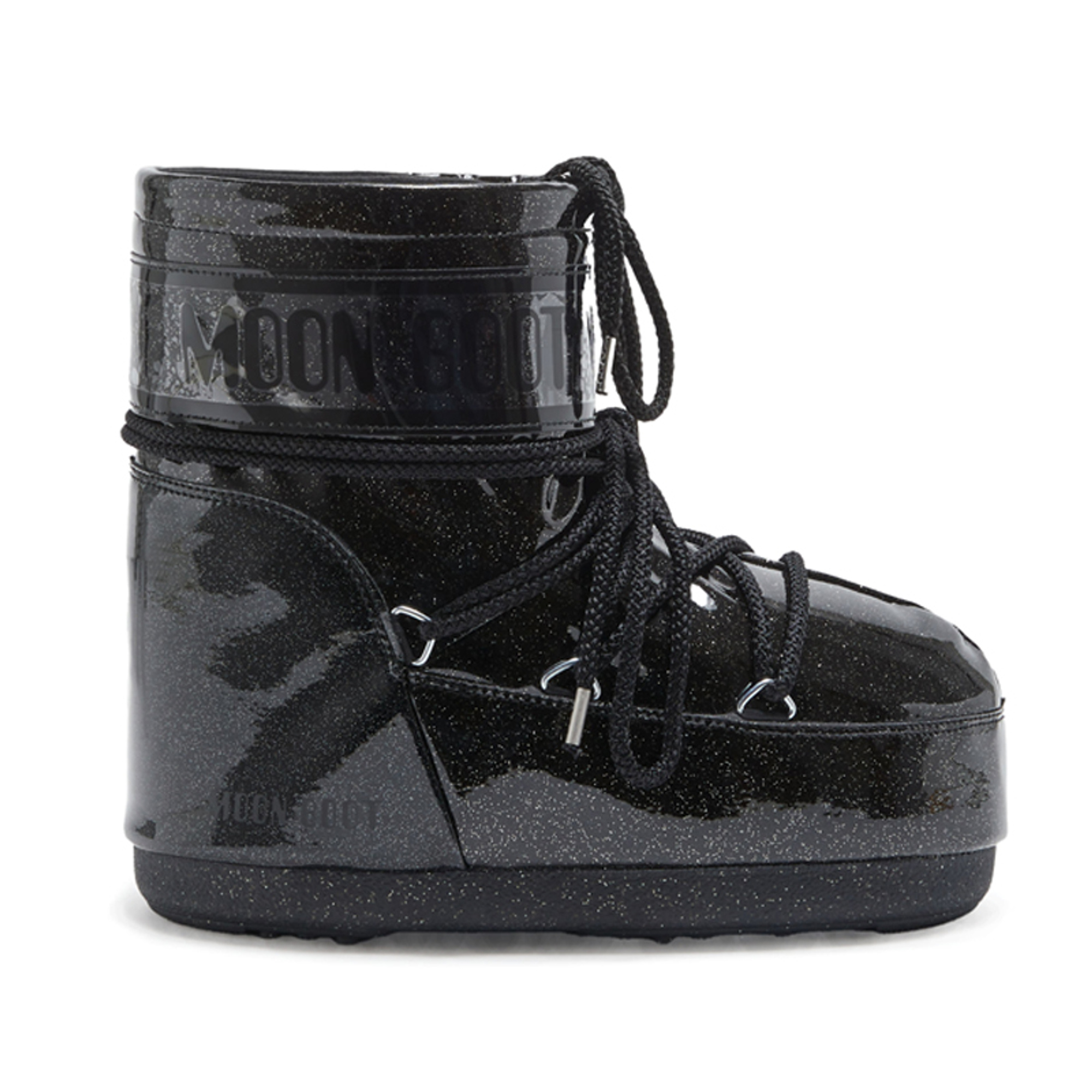 Moon Boot Icon Low Glitter black | Skolyx