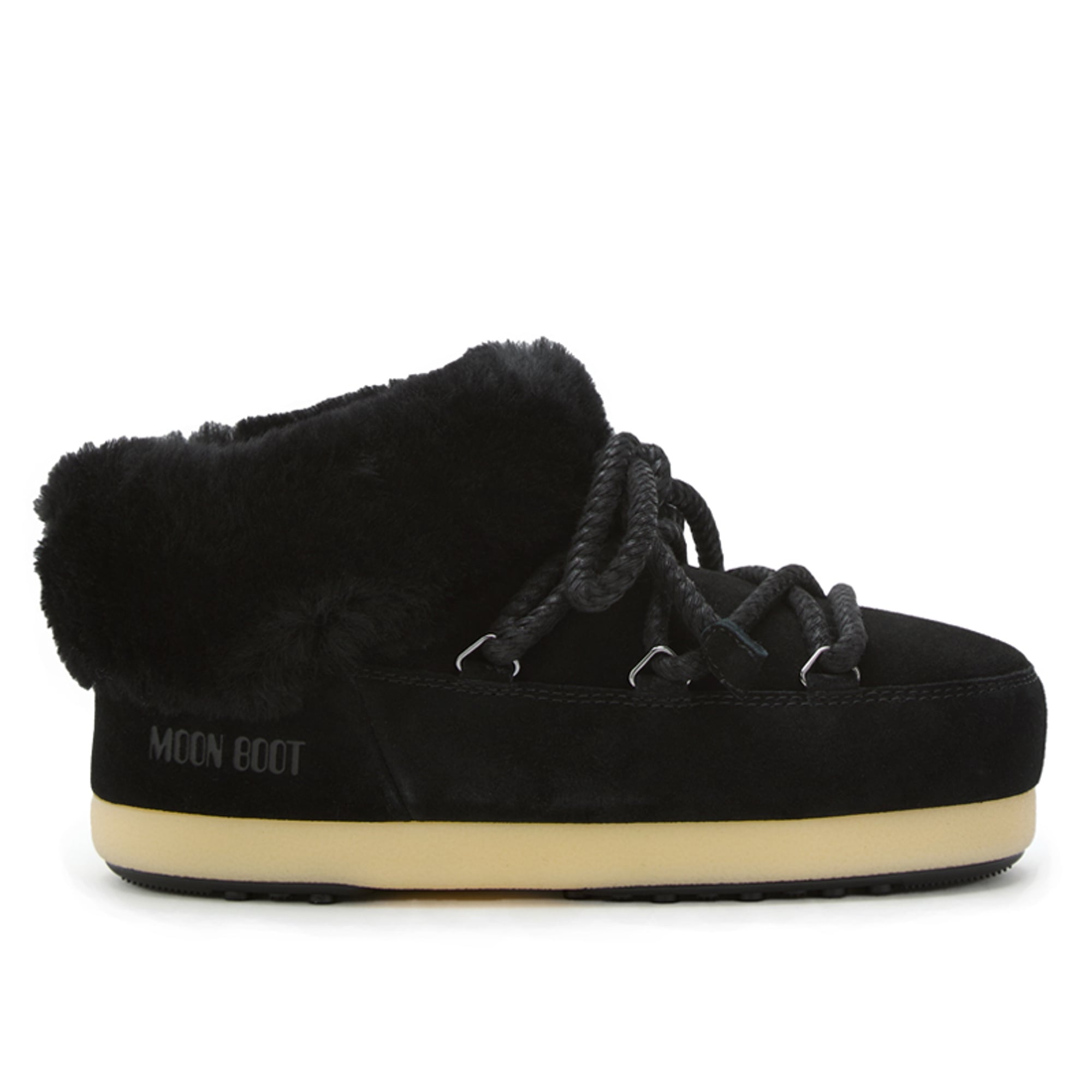 Moon Boot Mule suede black | Your expert on quality shoes | Skolyx