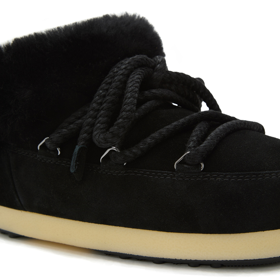 Moon Boot Mule suede black | Your expert on quality shoes | Skolyx