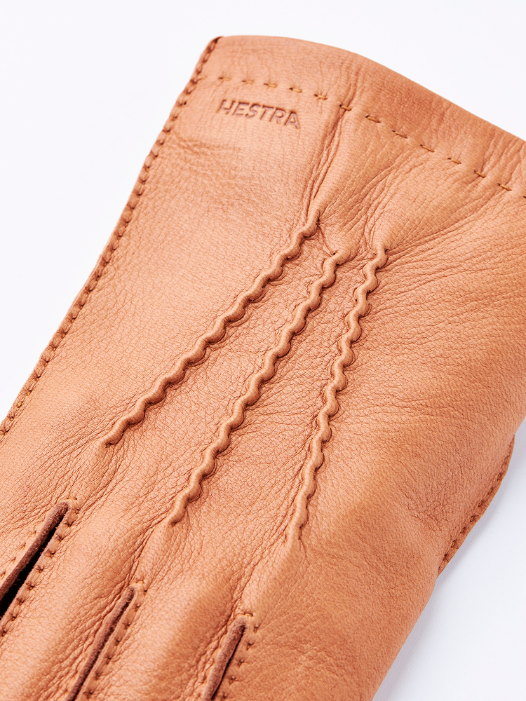 Hestra handmade dress glove deerskin cork