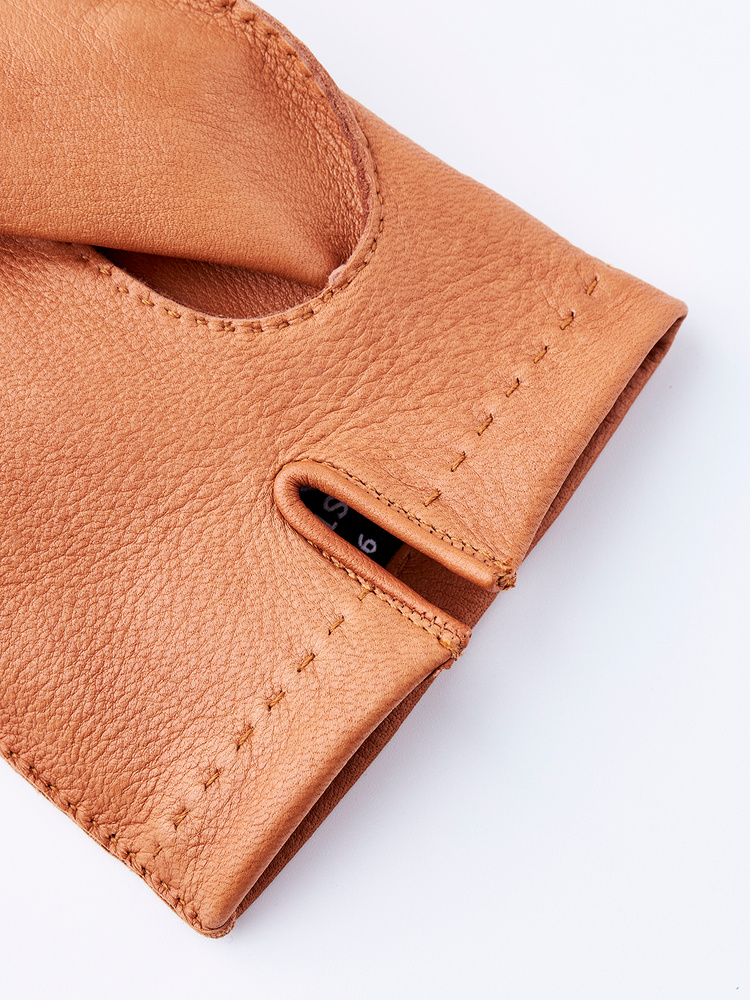 Hestra handmade dress glove deerskin cork