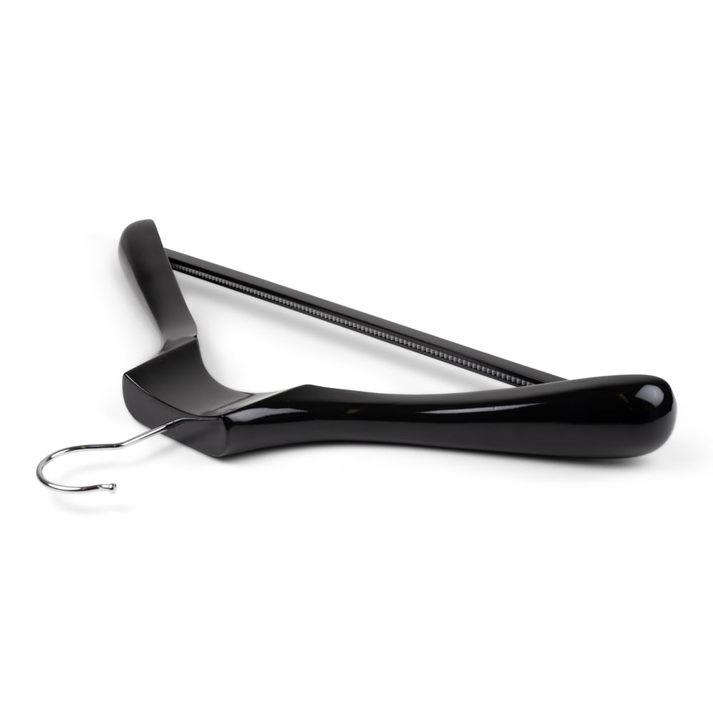 Premium jakkebøjle sort træ med indgravering