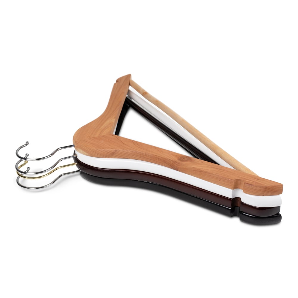 Bøjle til dameskjorter sort træ