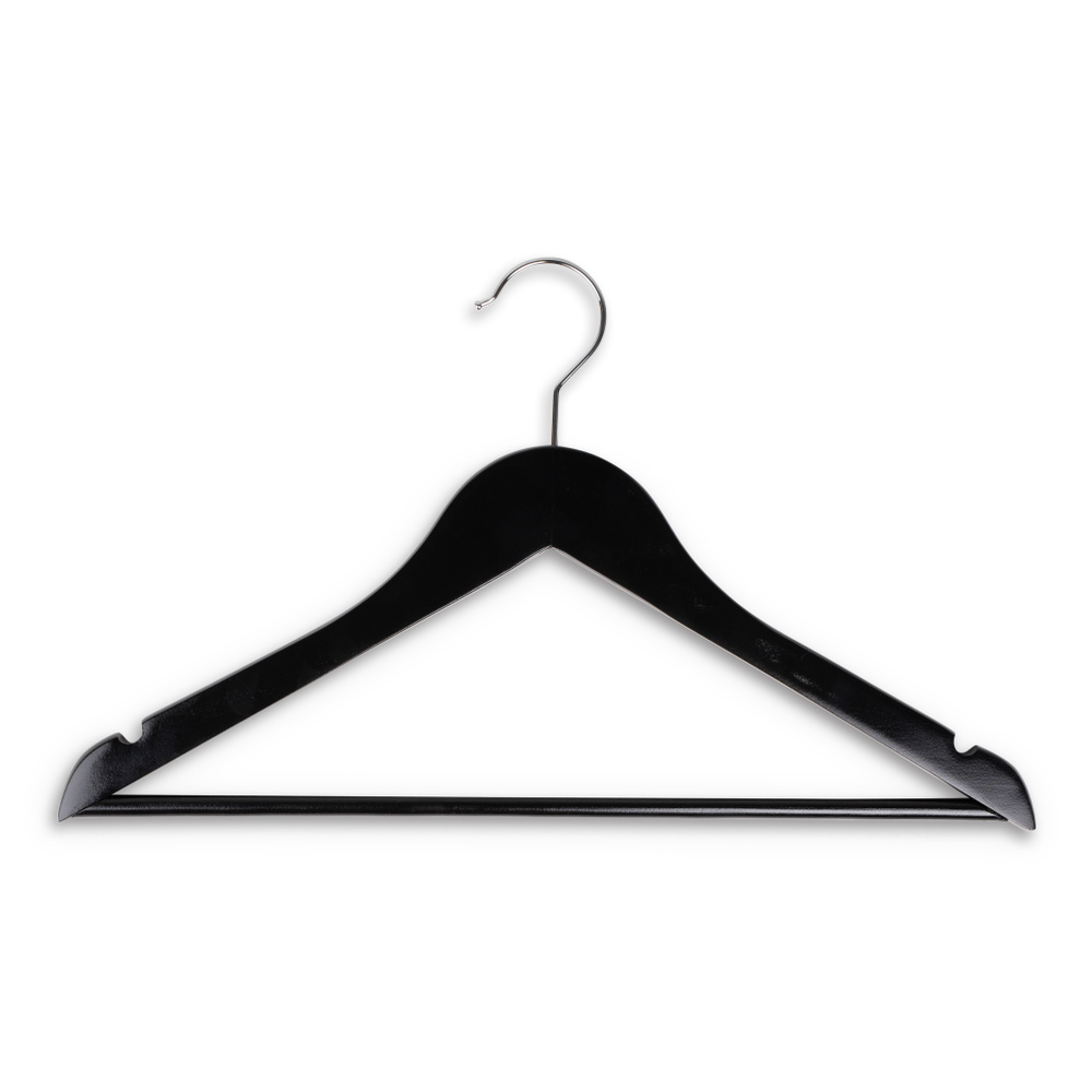 Bøjle til dameskjorter sort træ