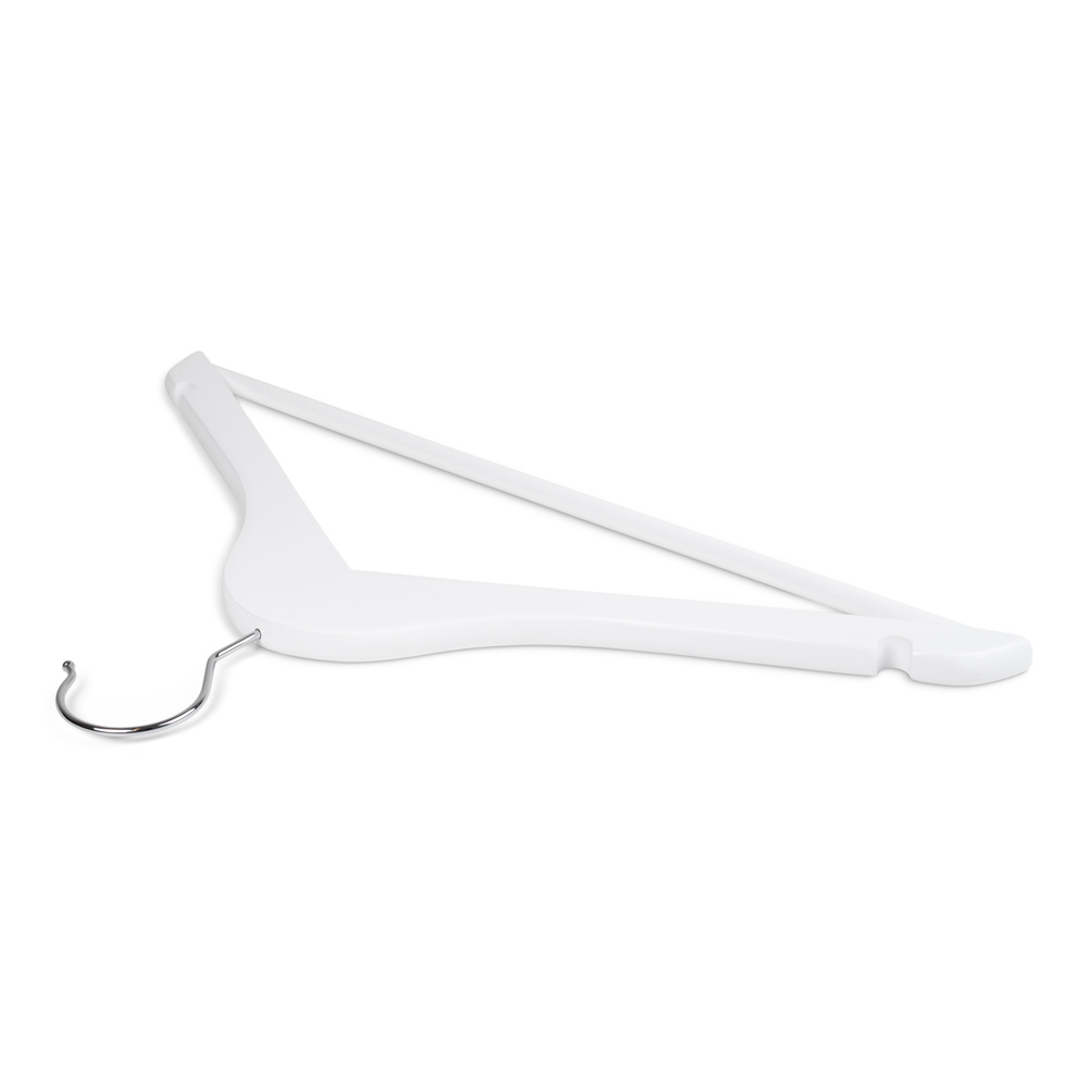 Bøjle til dameskjorter hvidt træ