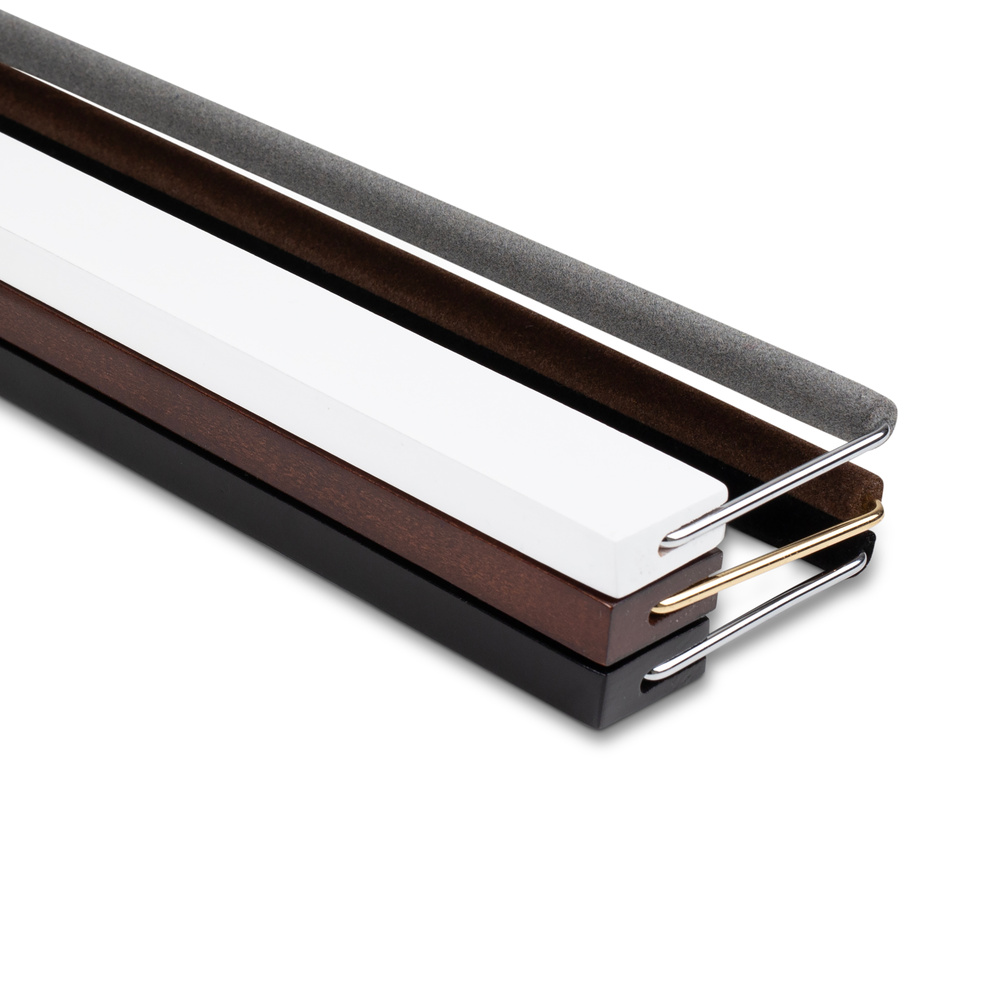 Premium buksebøjle hvidt træ