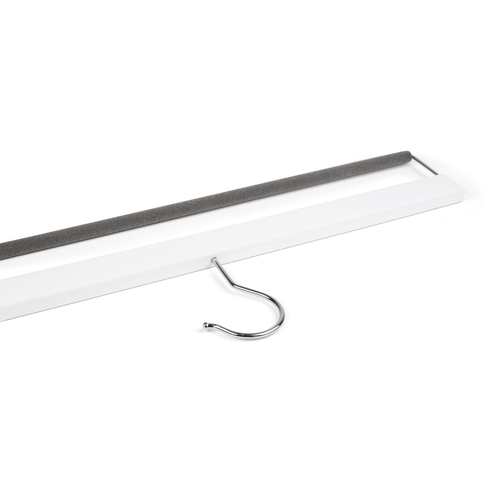 Premium buksebøjle hvidt træ