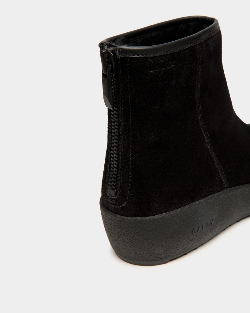 Bally curlingstøvler dame Guard III sort ruskind