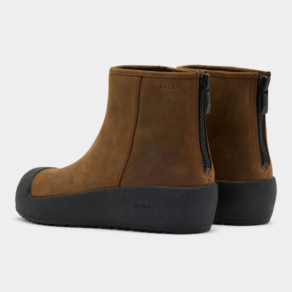 Bally curlingstøvler dame Guard III brun nubuck