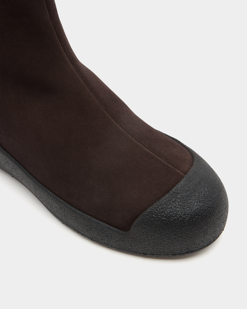 Bally curlingstøvler herre Guard III mørkebrun semsket skinn