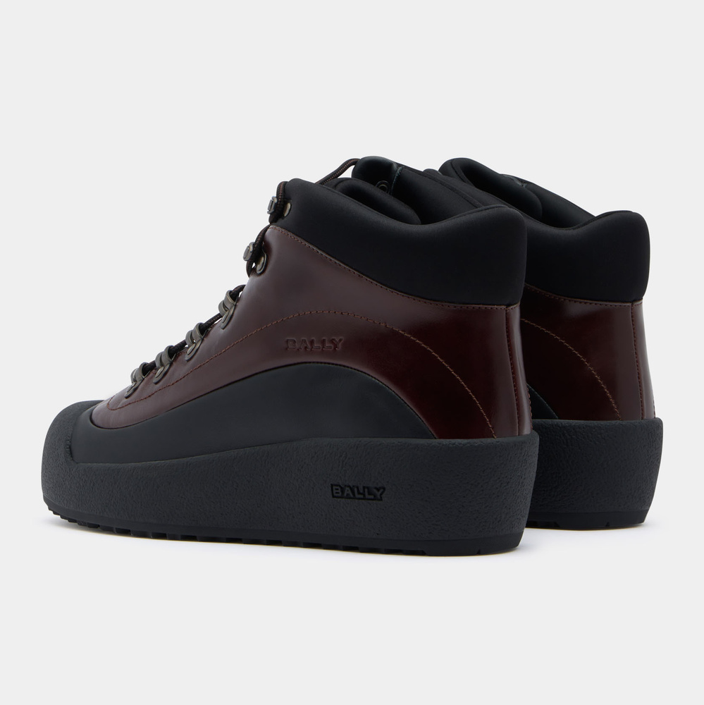 Bally curling hikingstøvler herre Calys III mørkebrun og svart