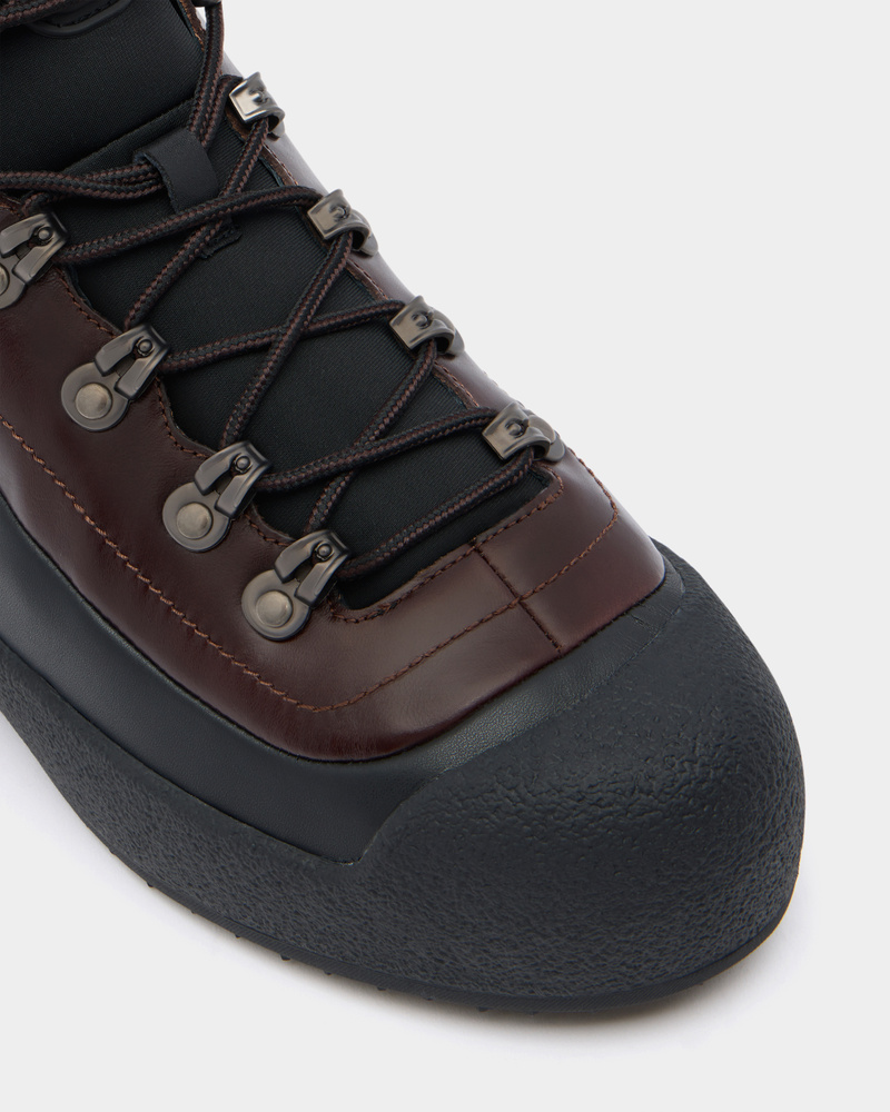 Bally curling hikingstøvler herre Calys III mørkebrun og svart