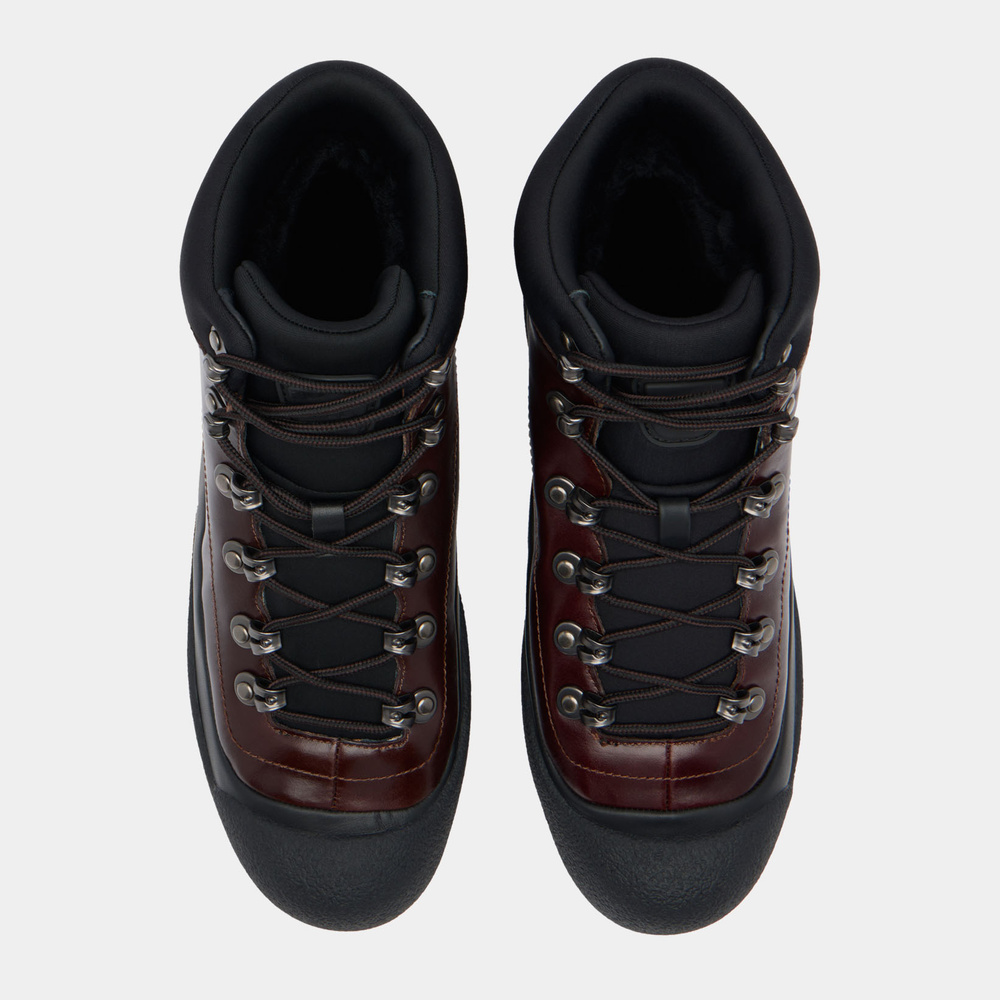 Bally curling hikingstøvler herre Calys III mørkebrun og svart