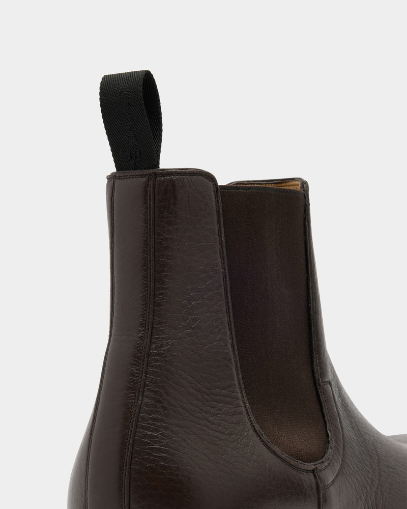 Bally Scribe Saball chelsea mørkebrun grain