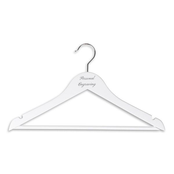 Naisten paitahenkari valkoinen puu kaiverruksella