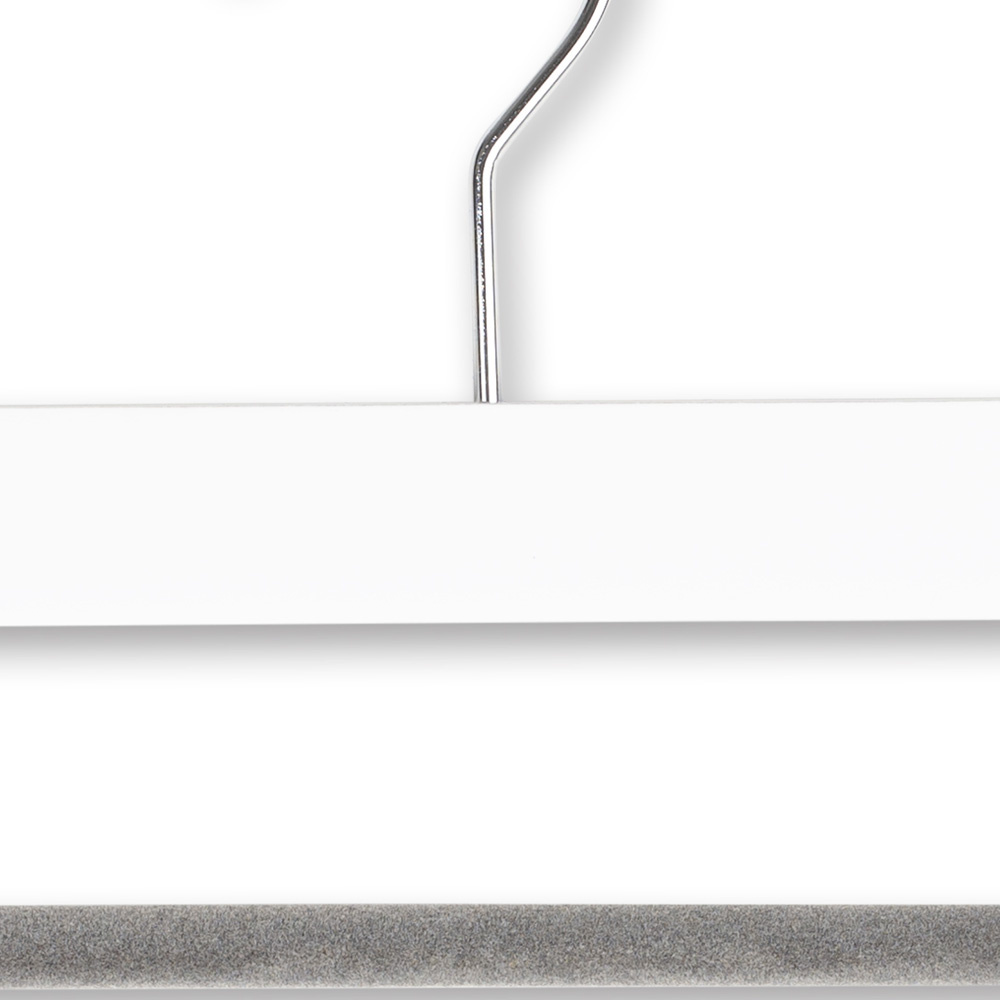 Premium buksebøjle hvidt træ med indgravering