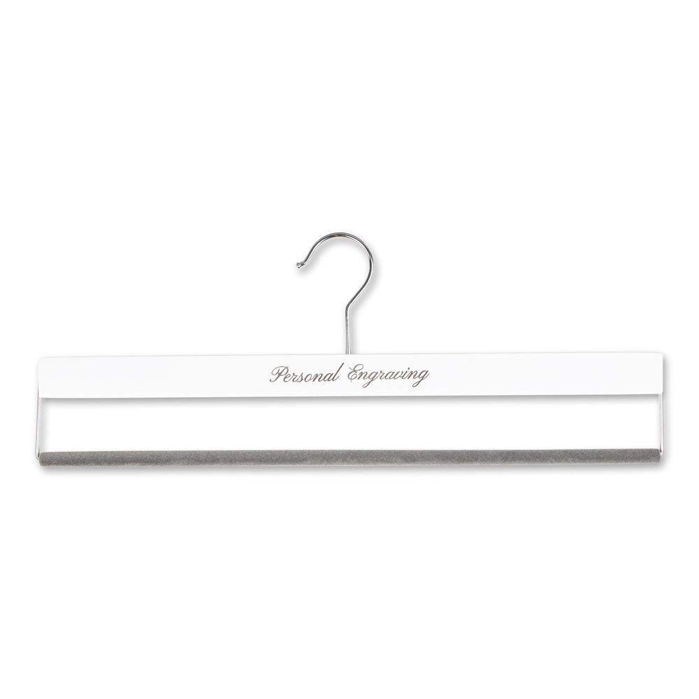 Premium buksebøjle hvidt træ med indgravering