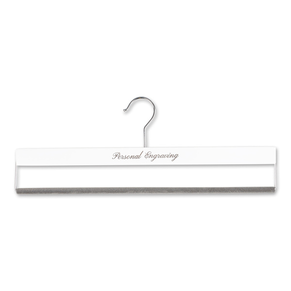 Premium housuhenkari valkoinen puu kaiverruksella