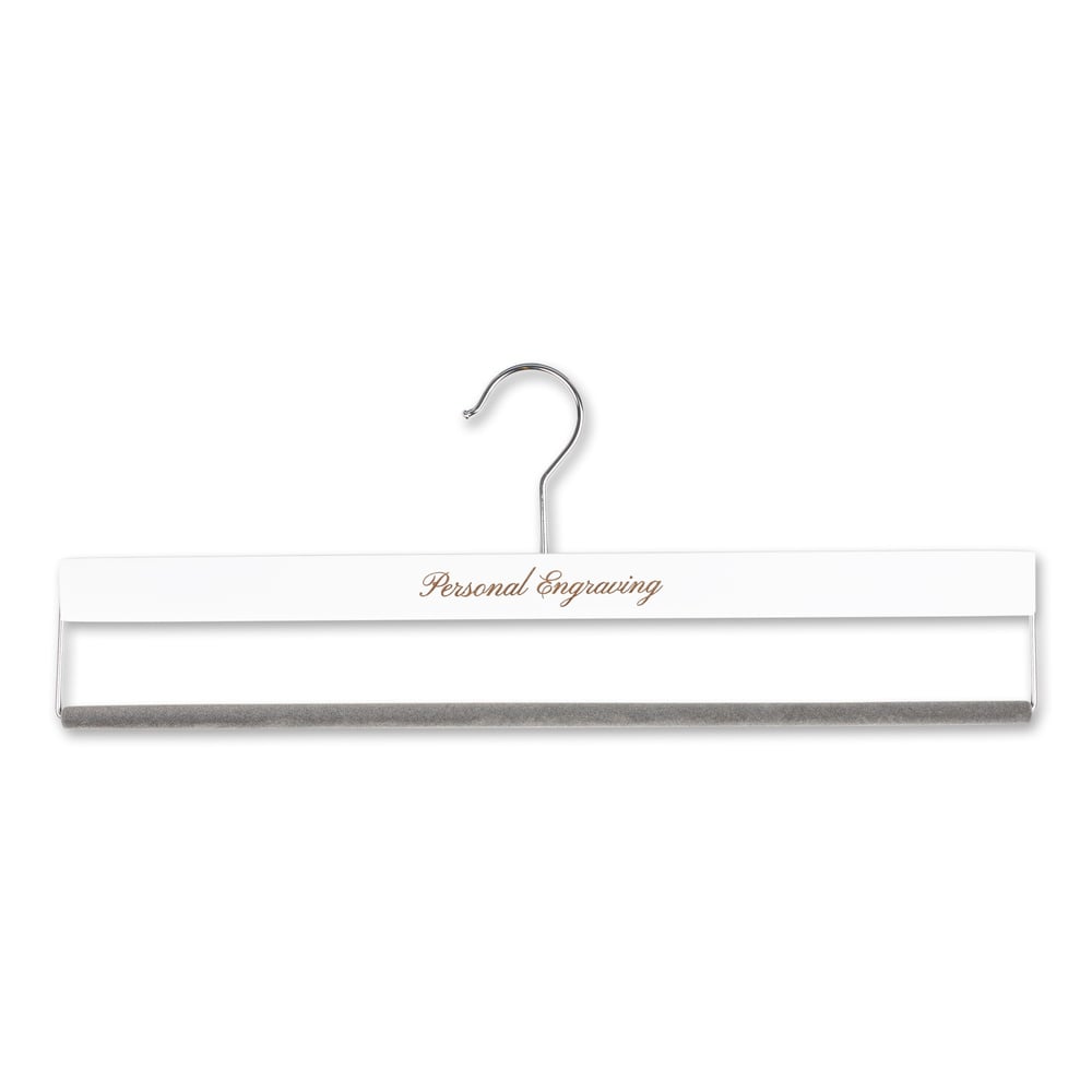 Premium buksebøjle hvidt træ med indgravering