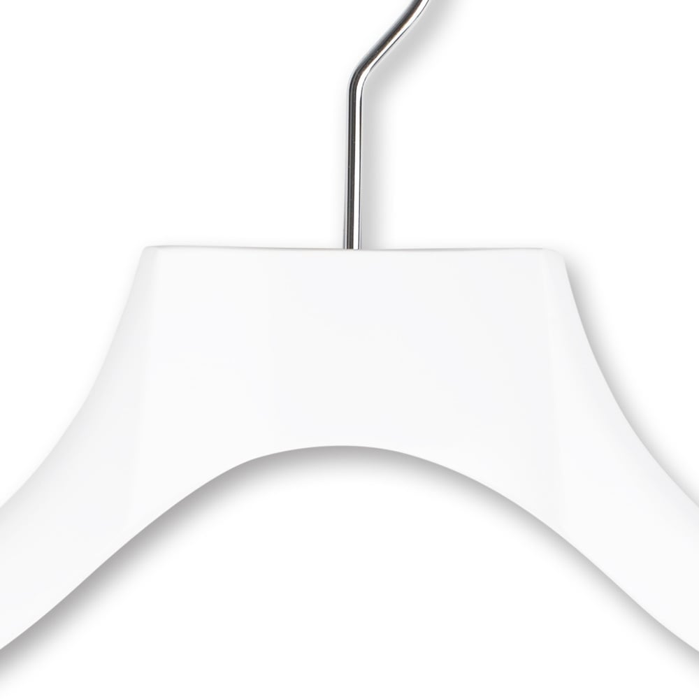 Premium jakkebøjle hvidt træ med indgravering