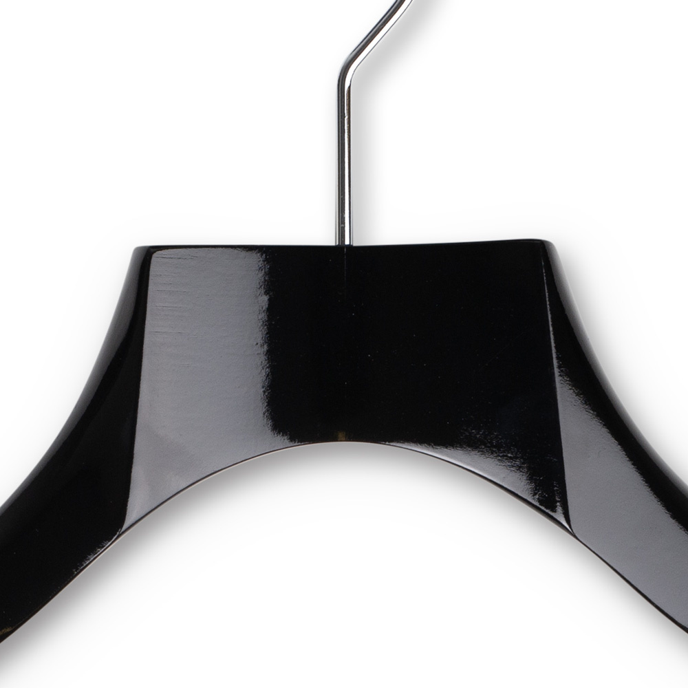 Premium jakkebøjle sort træ med indgravering