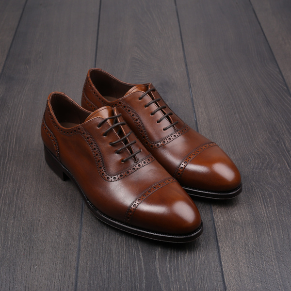 TLB adelaide oxford medium brown G-width EU40,5 / UK6,5 - seconds