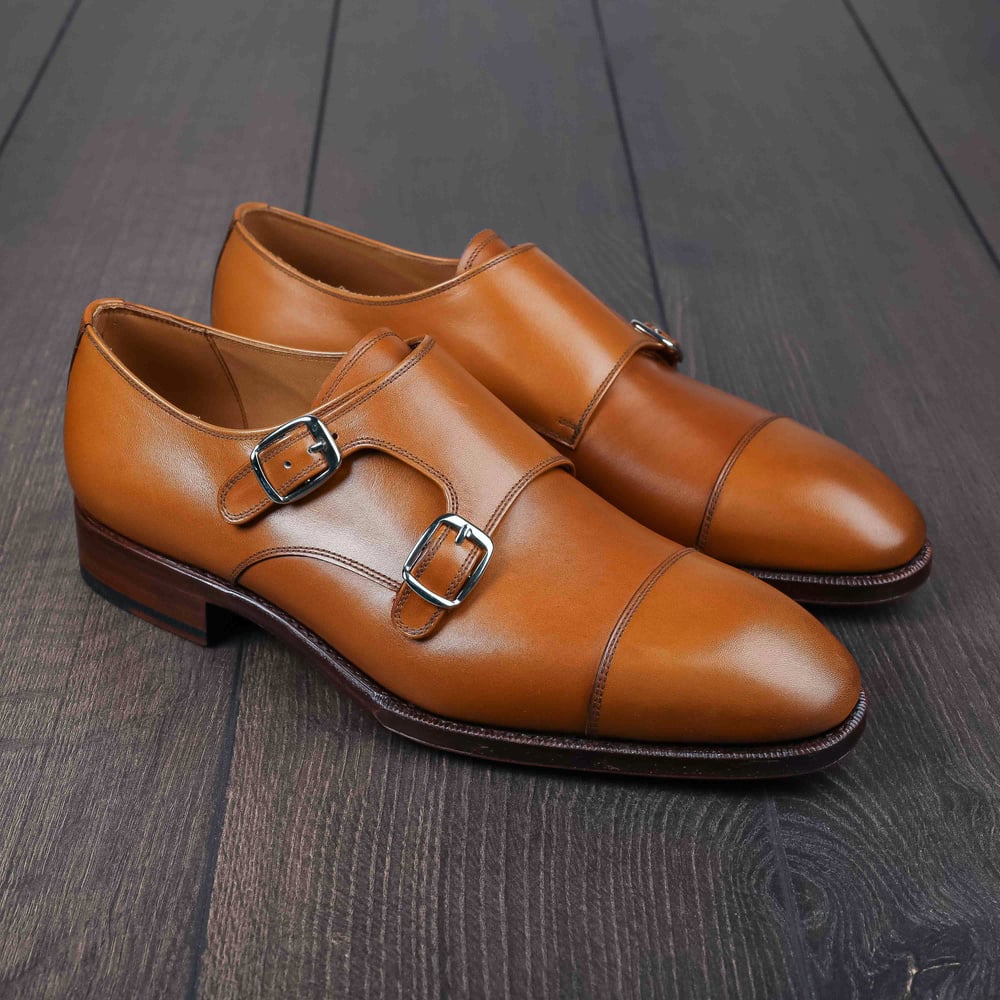 Yanko Double monk light brown UK6 / EU40 - Sample