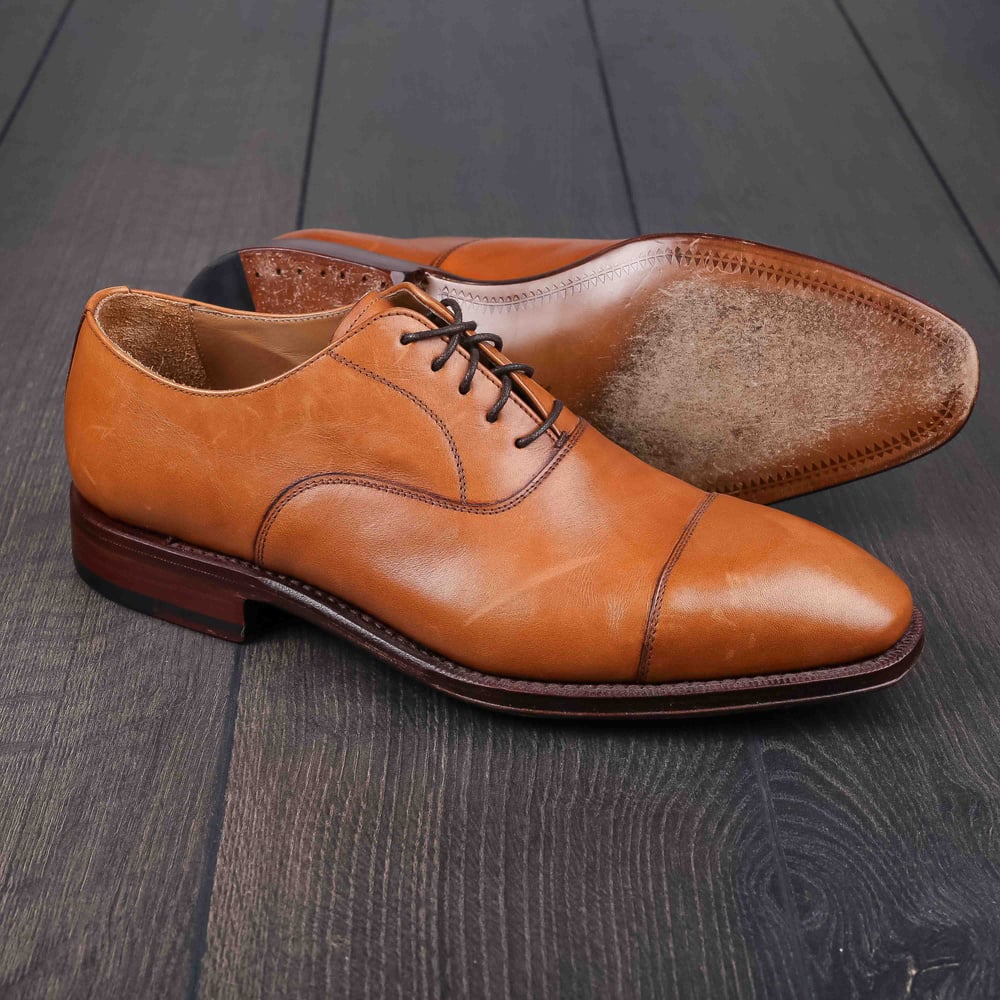 Yanko Plain cap toe oxford light brown UK7 / EU41 - Used