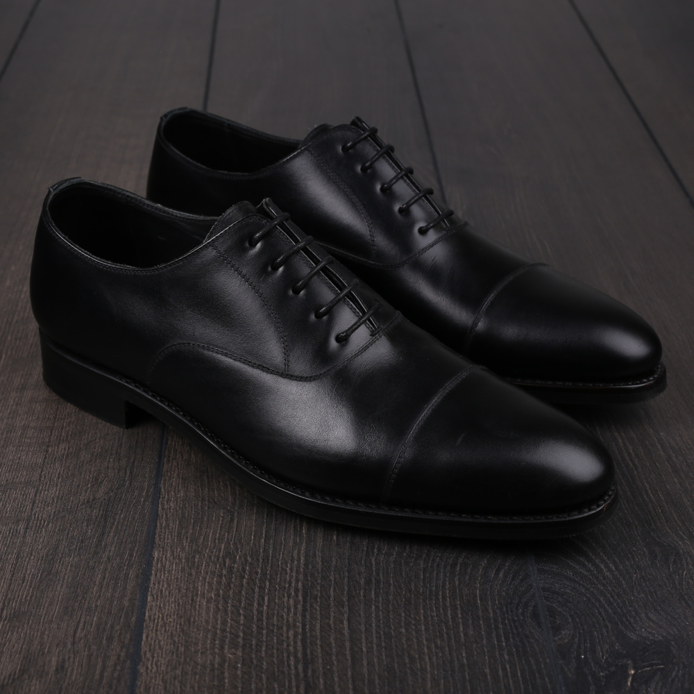 Skolyx black plain cap toe oxford U8,5 / EU42,5 - Sample