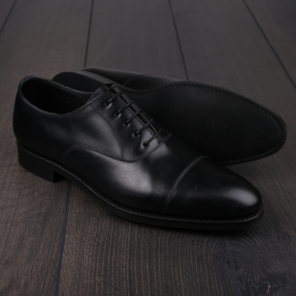 Skolyx black plain cap toe oxford U8,5 / EU42,5 - Sample