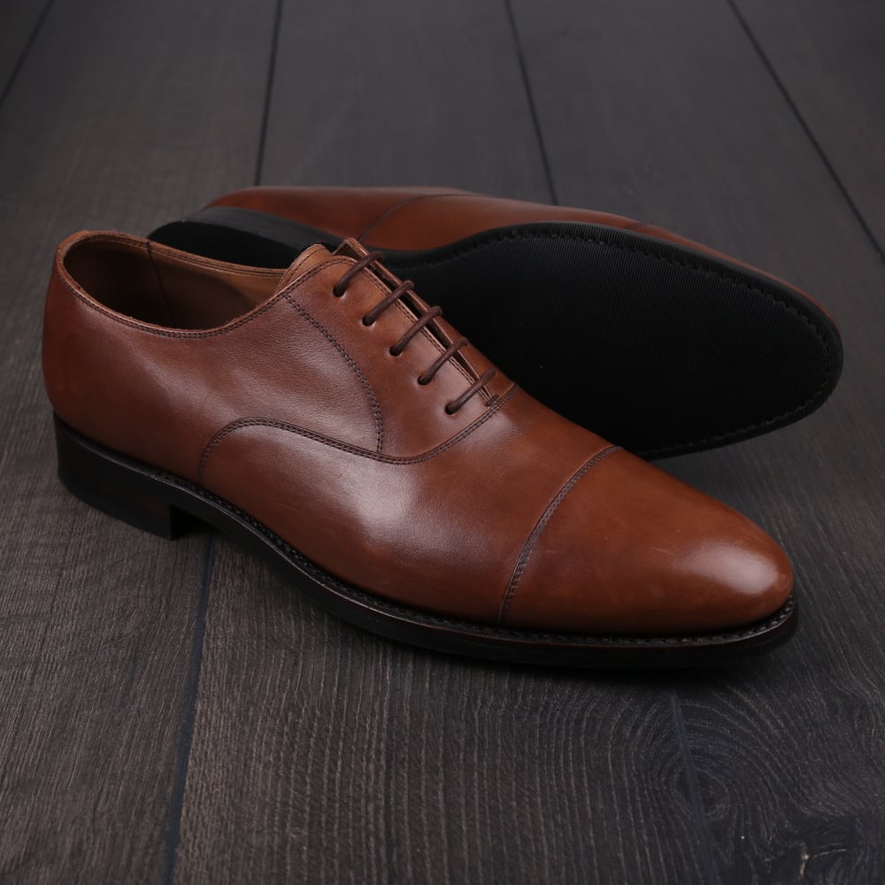 Skolyx light brown plain cap toe oxford UK8,5 / EU42,5 - Sample