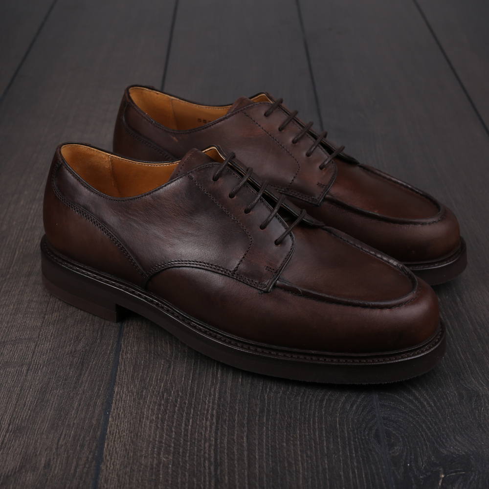 Yanko apron derby dark brown chromex UK8 / EU42 - Sample