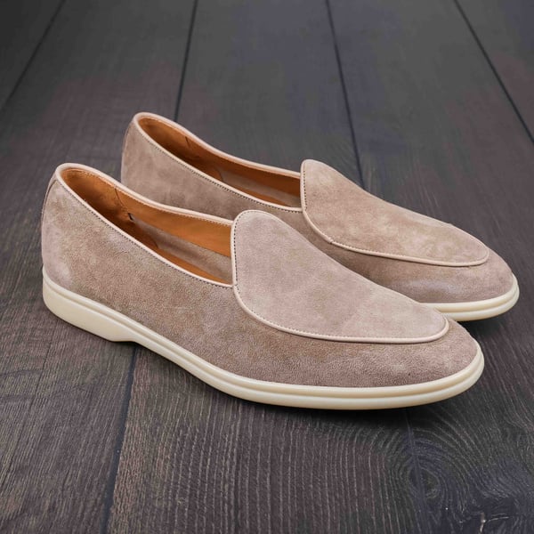 Yanko Traveler belgian loafers smoke reverse kudu suede UK9,5 / EU43 - Seconds