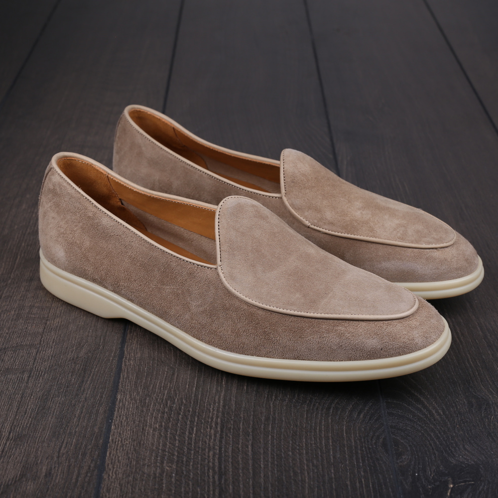 Yanko Traveler belgian loafers smoke reverse kudu suede UK9,5 / EU43 - Seconds