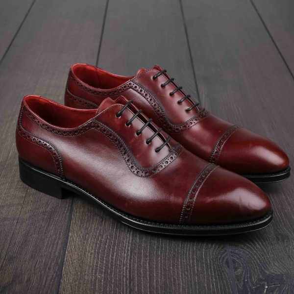 TLB adelaide oxford Old England burgundy UK8 / EU42 - Sample