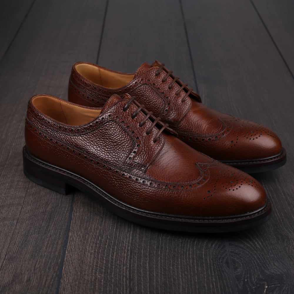 Skolyx longwing derby in brown grain UK7 / EU41 - Seconds