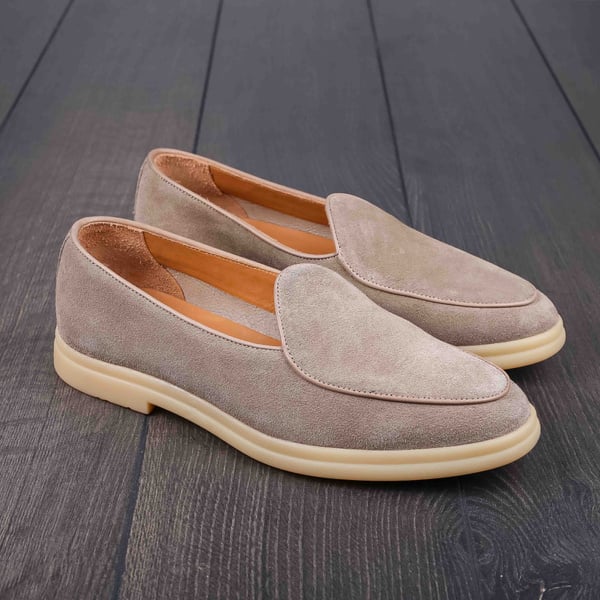 Yanko Traveler belgian loafers smoke reverse kudu suede UK5,5 / EU39,5 - Seconds