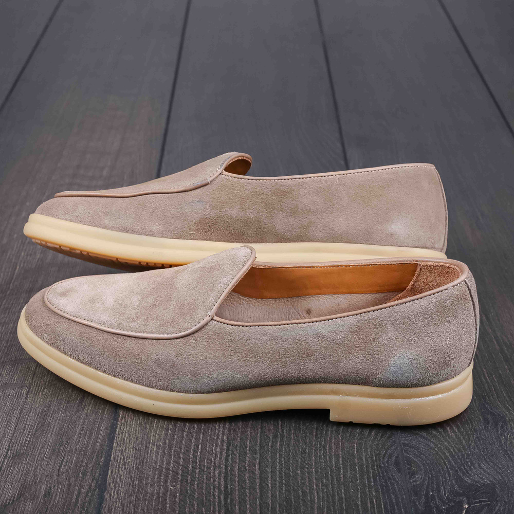 Yanko Traveler belgian loafers smoke reverse kudu suede UK5,5 / EU39,5 - Seconds